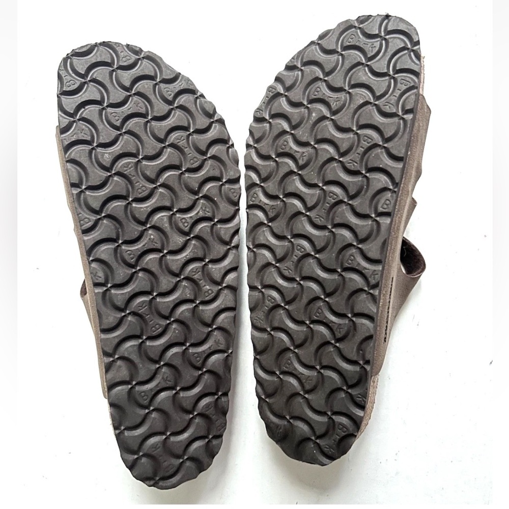 Birkenstock | Women's Florida Soft Footbed Sandals Size 40 Brown Straps Buckle - Picture 5 of 9